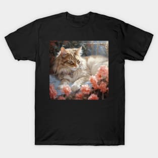 Sleepy Siberian Cat T-Shirt